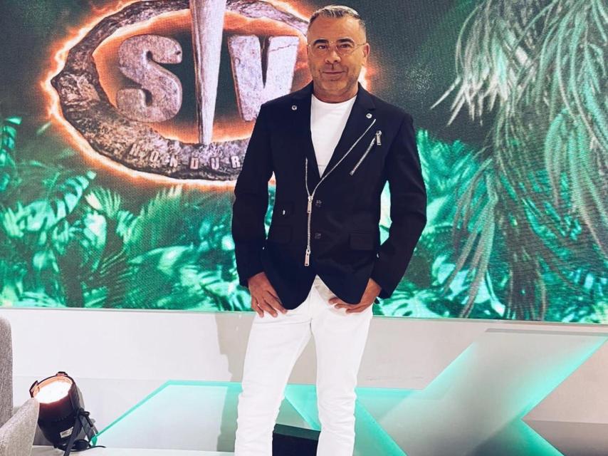 El presentador, en el plató de 'Supervivientes'.