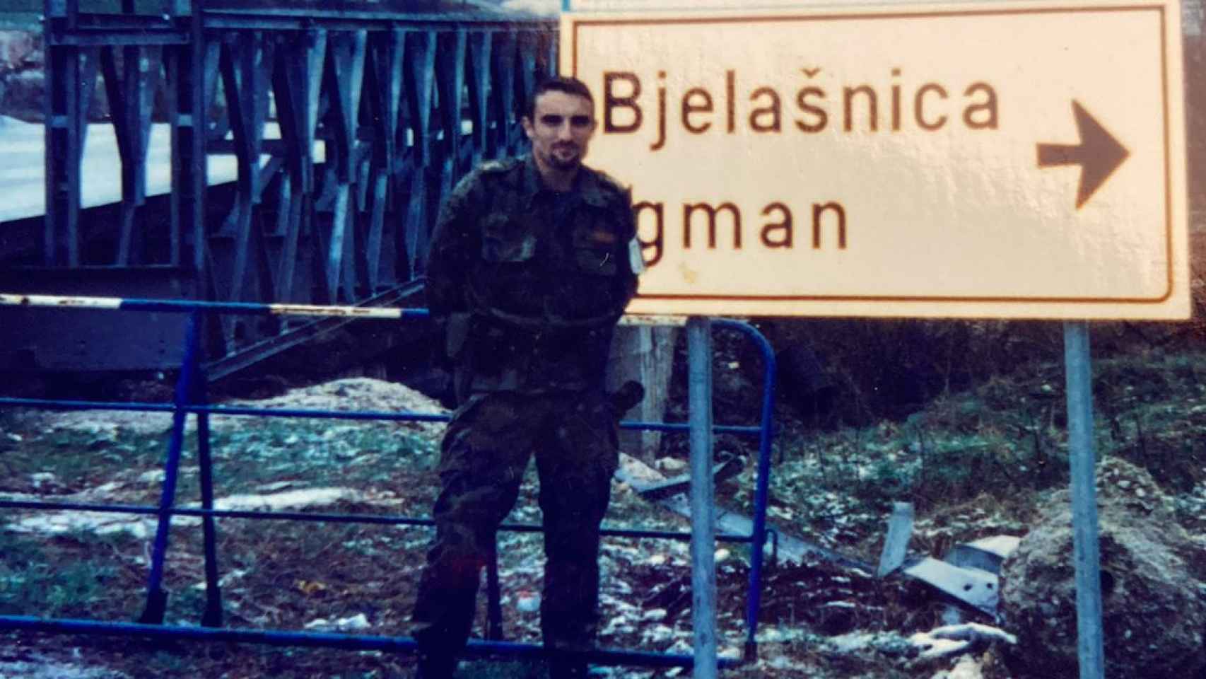 En Sarajevo, durante la guerra.