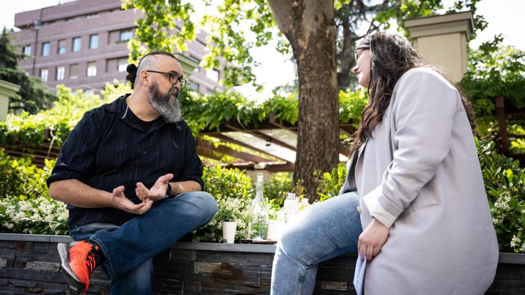 Vico, durante la entrevista.