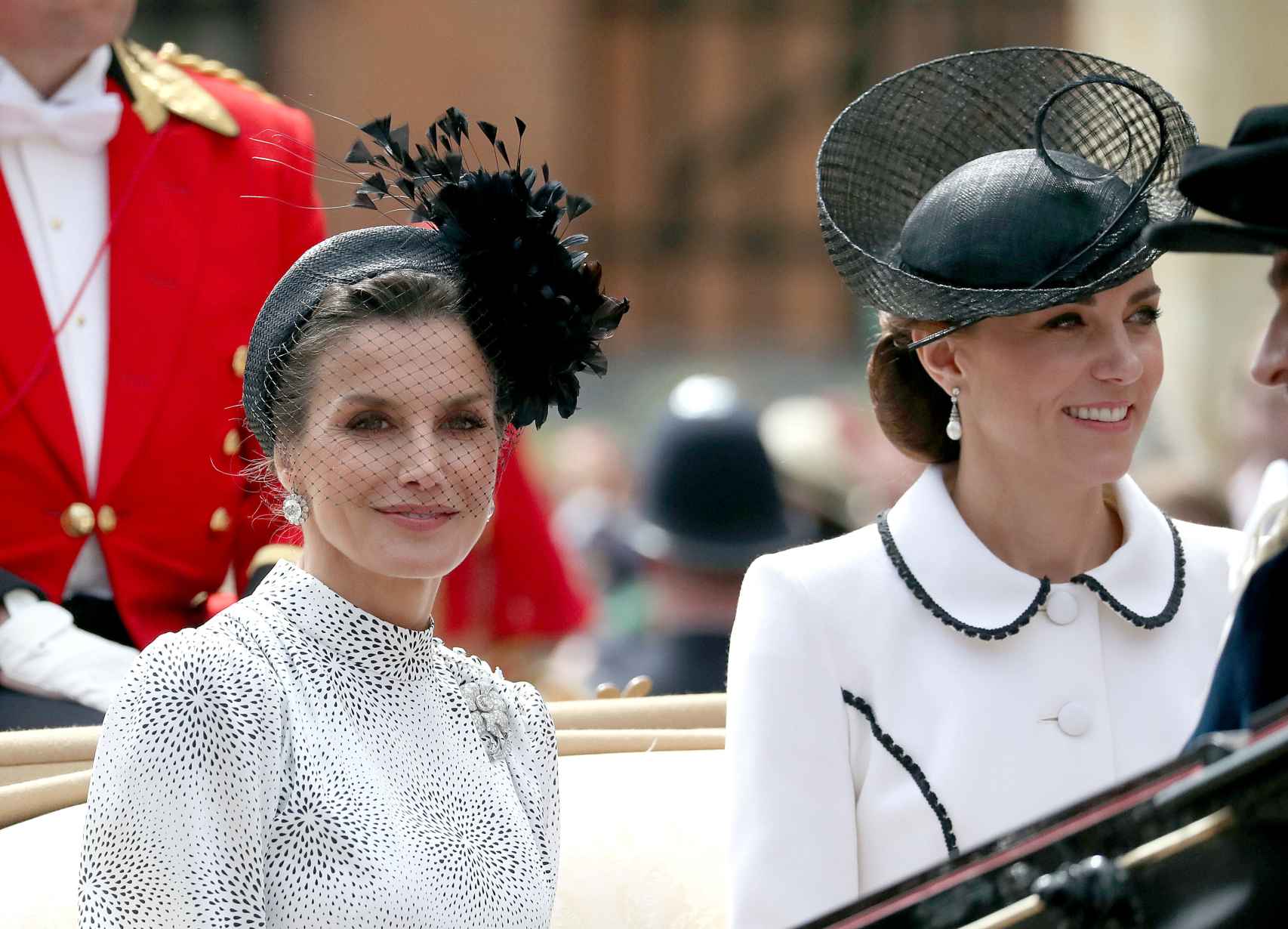 La reina Letizia, junto a Kate Middleton.