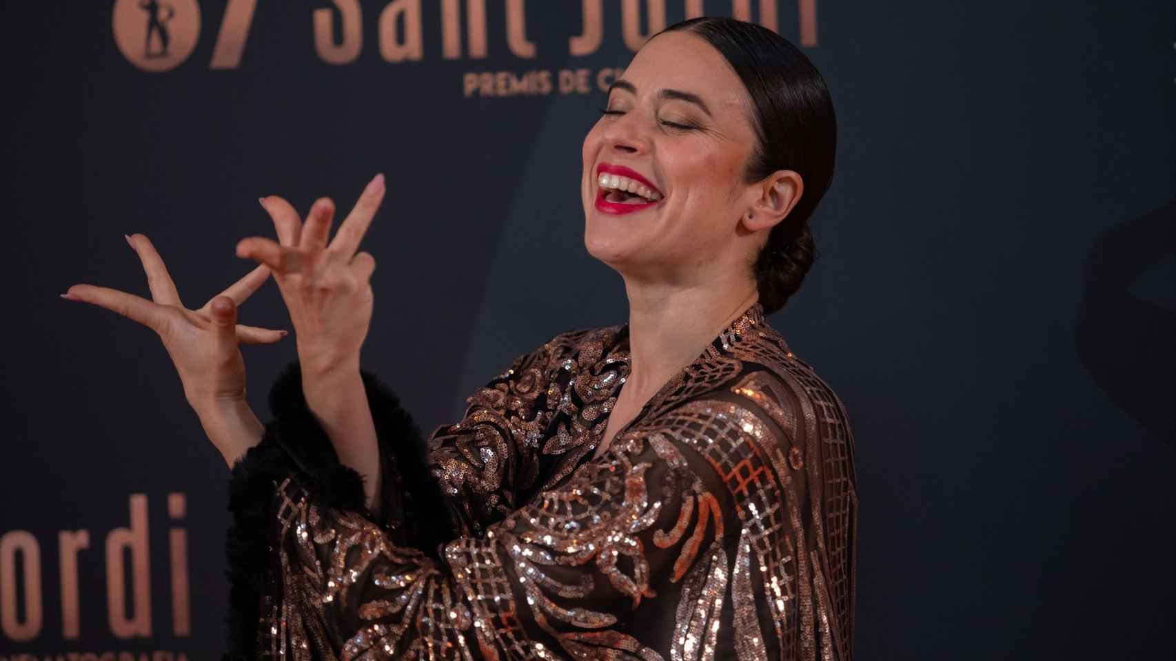 La cantante Blanca Paloma posa en el photocall previo a la gala de entrega de la 67ª edición de los premios RNE Sant Jordi de Cinematografía, a 25 de abril de 2023