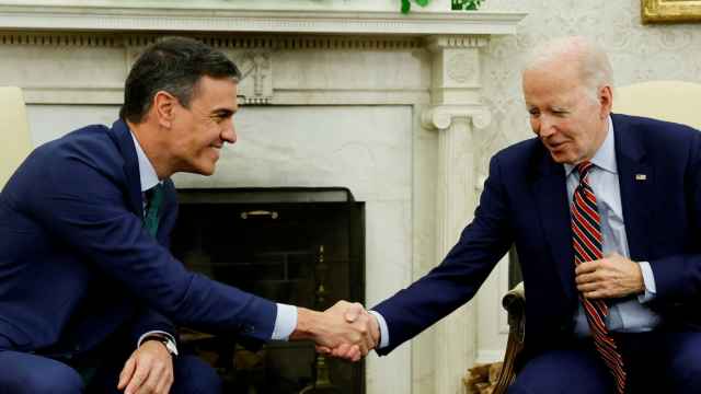 Pedro Sánchez y Joe Biden en la Casa Blanca.