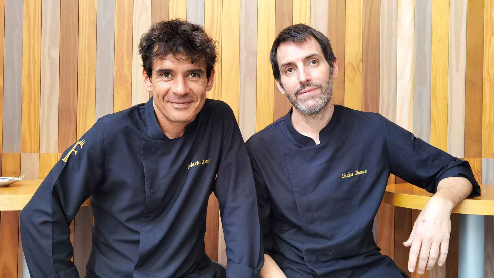 Mario Amat y Carlos Tomás se encargan de las cocinas en el restaurante Fetén.