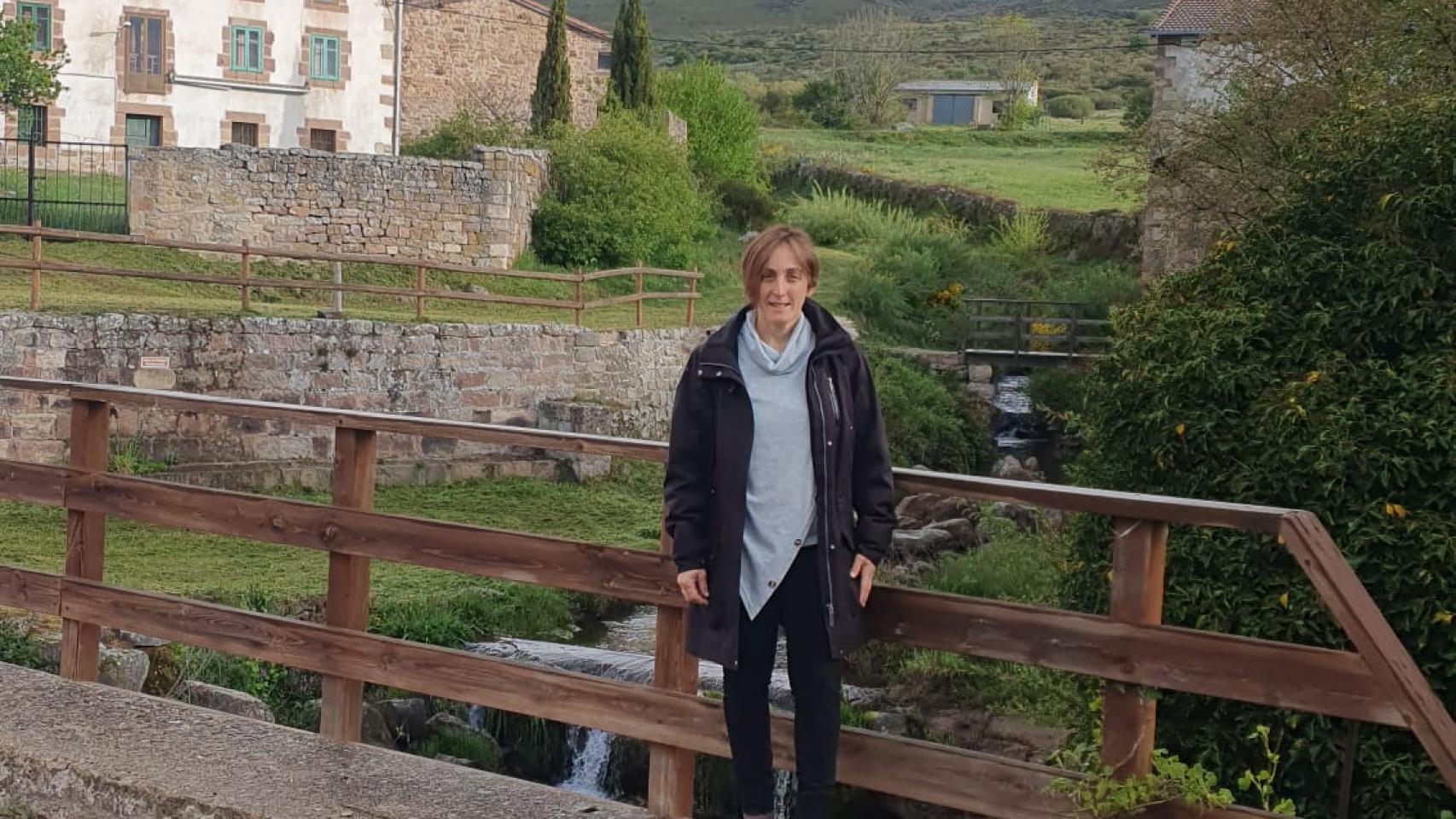 Mónica, una de las vecinas de Salcedillo