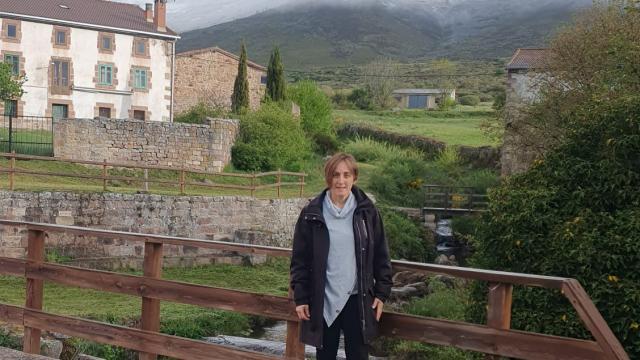 Mónica, una de las vecinas de Salcedillo