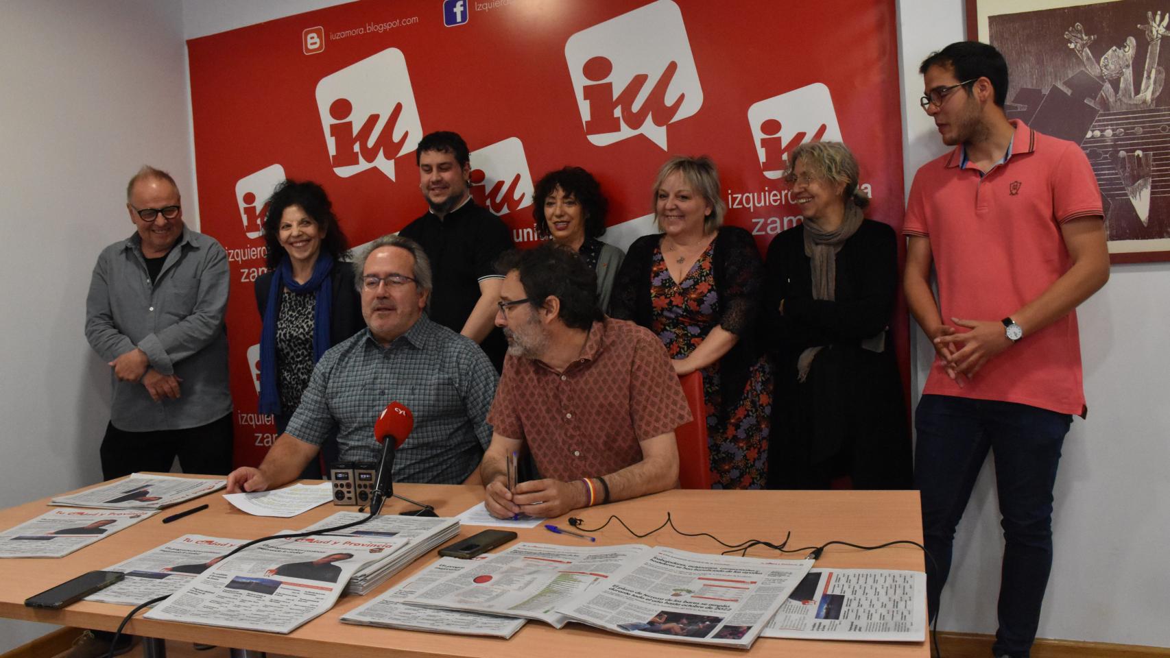 Izquierda Unida Zamora presenta su periódico electoral