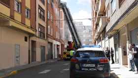 Incendio en la calle Clavel de Zamora