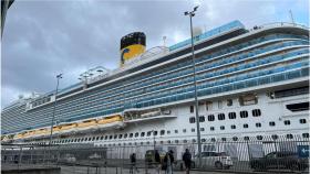 El crucero Costa Firenze en A Coruña en una imagen de archivo.