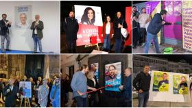 Arranca la campaña de las municipales del 28M en A Coruña: Así ha sido la pegada de carteles