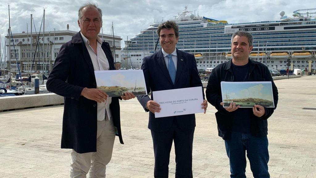 El Puerto de A Coruña reanuda las visitas guiadas con Rubén Ventureira y Suso Martínez