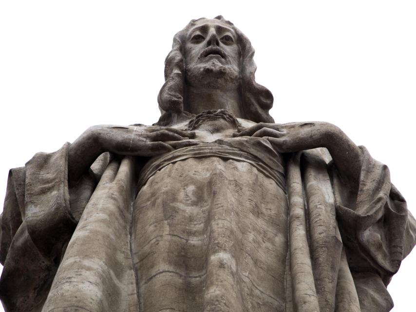 Estatua del Corazón de Jesús en Valladolid