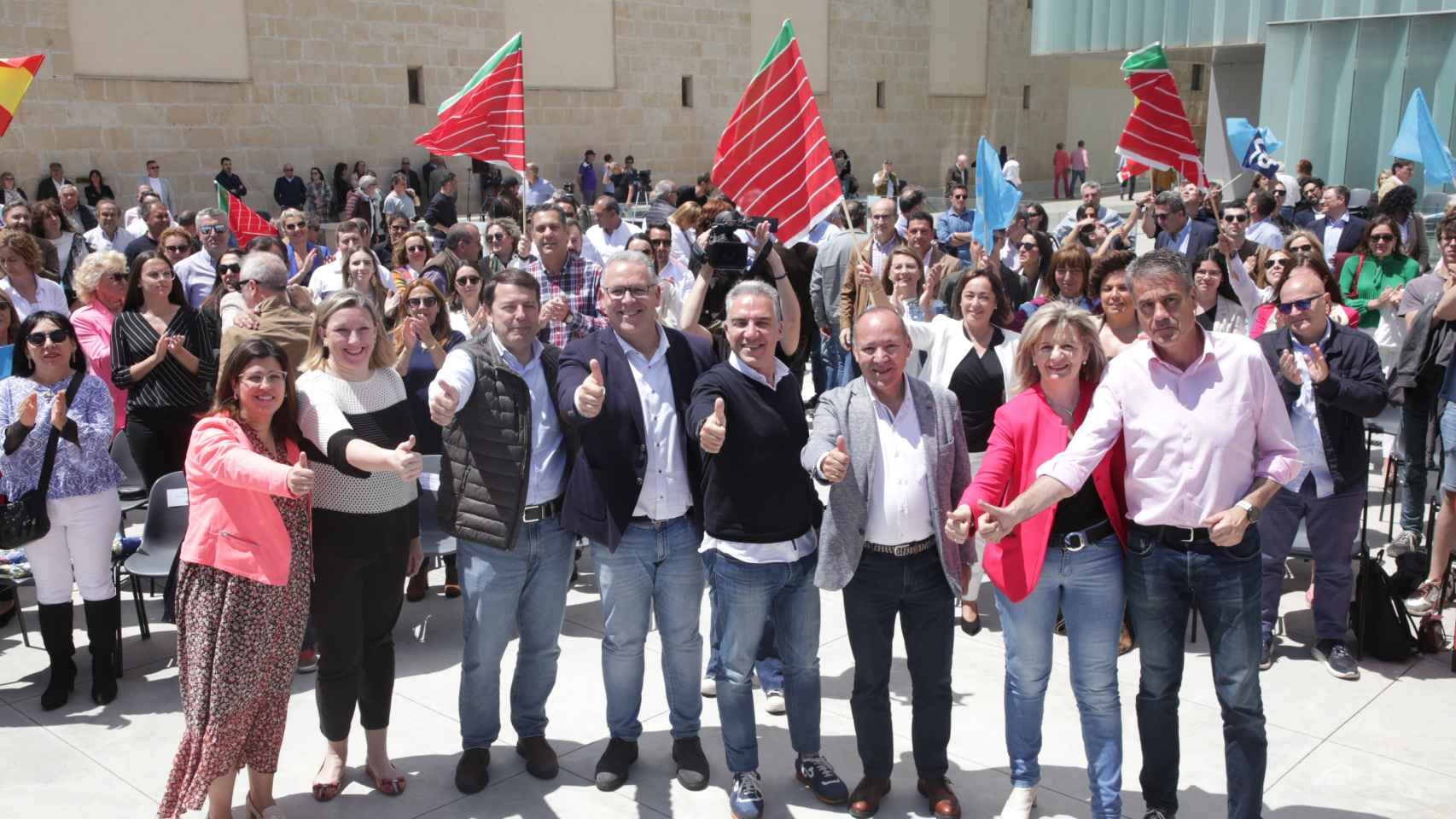 Mitin en Zamora con el presidente del PPCyL y el coodinador general de los populares