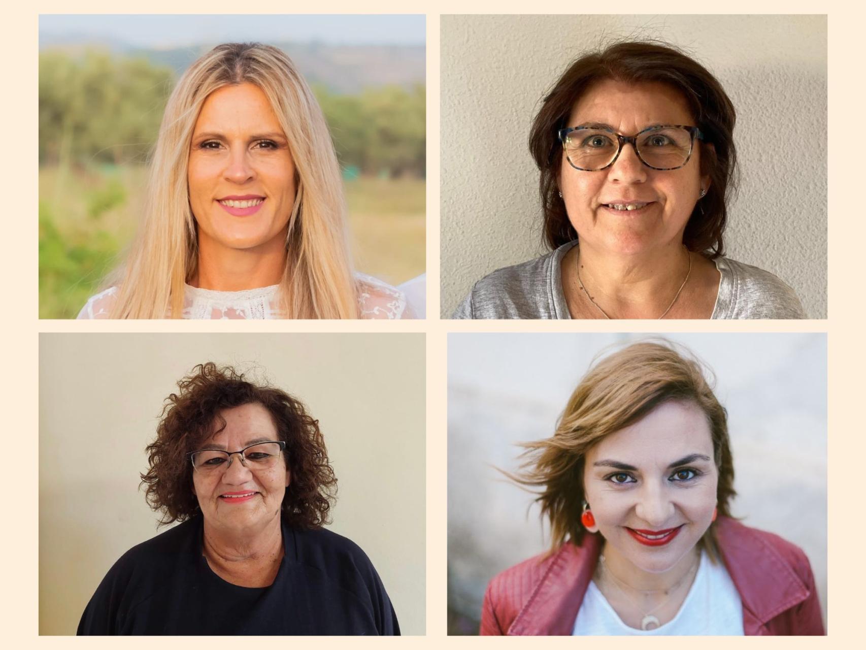 Mariló, Beatriz, Yoana y Tania.