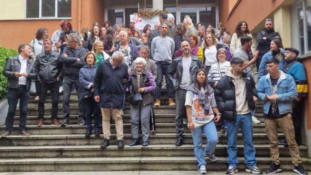 Exalumnos de Zalaeta celebran el 50 aniversario del instituto.