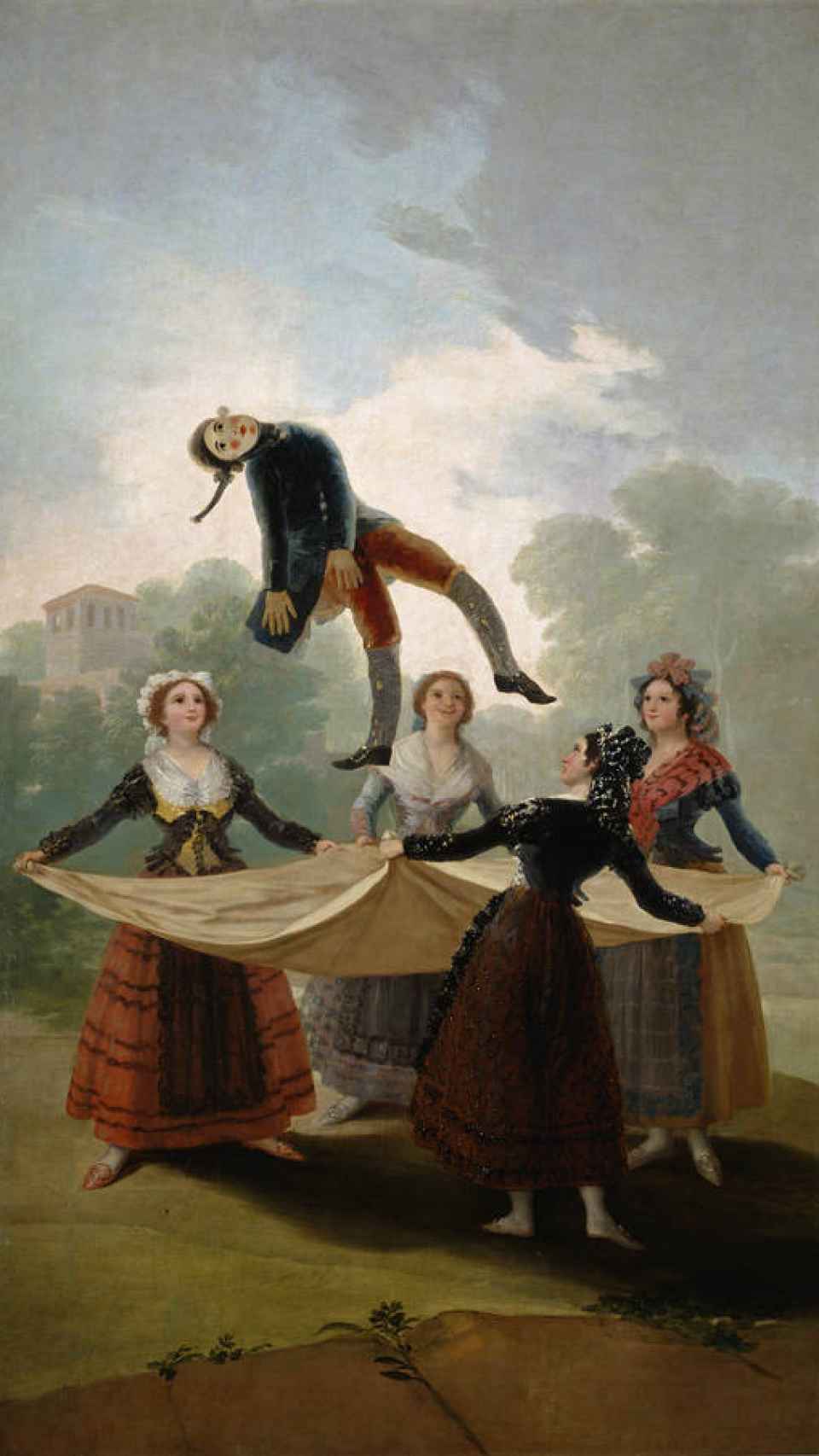 El cuadro del pelele de Goya.