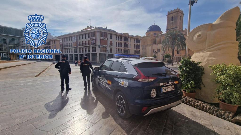 Imagen de archivo de la Policía Nacional en Elche.