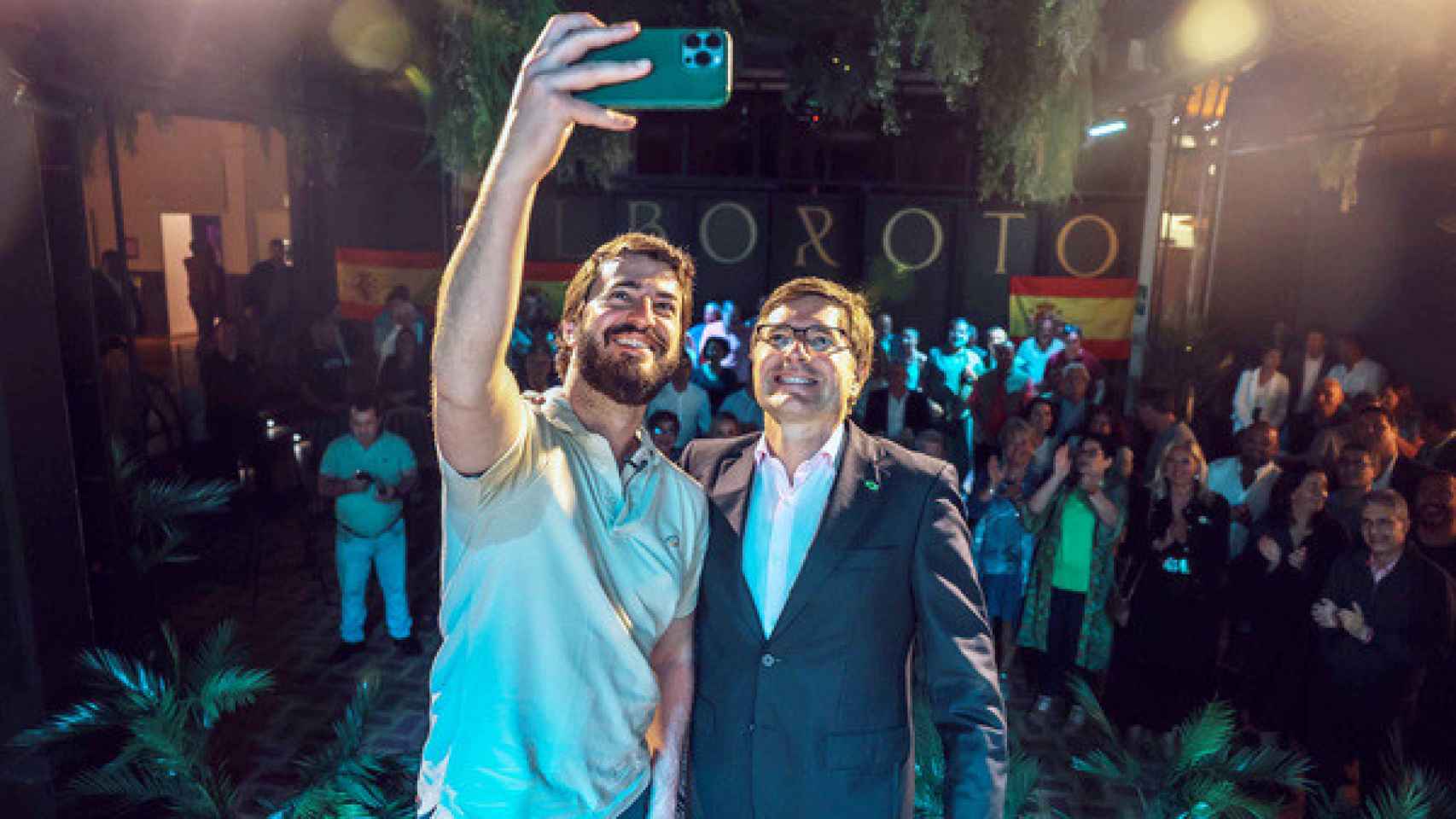El vicepresidente de la Junta, Juan García-Gallardo, participa en un acto de partido en Las Palmas de Gran Canaria junto a Nicasio Galván, candidato de VOX a la presidencia de Canarias