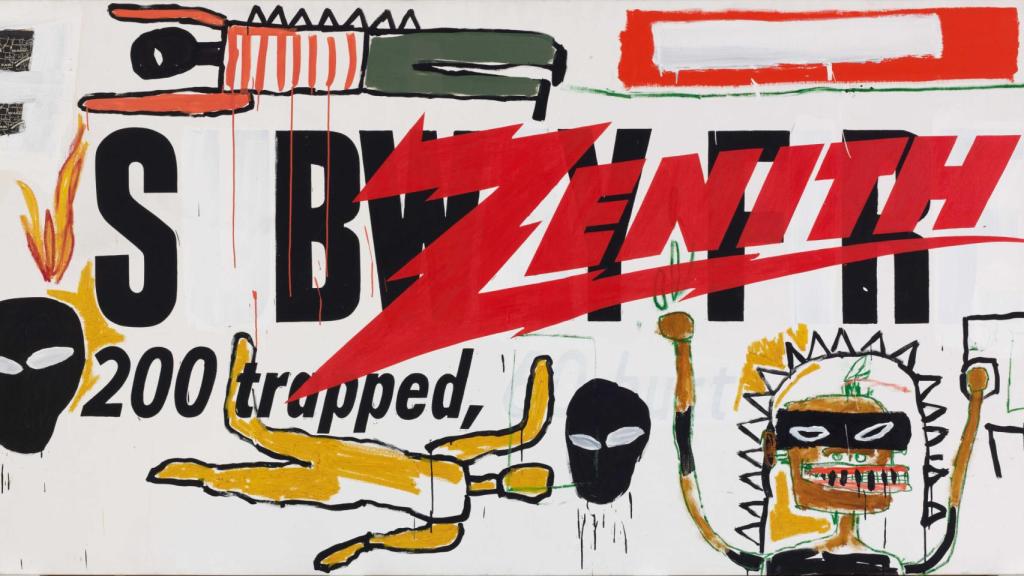 Jean-Michel Basquiat y Andy Warhol: 'Collaboration No. 19', 1984-1985. ©The Estate of Jean-Michel Basquiat. Licensed by Artestar, New York.   ©The Andy Warhol Foundation for the Visual Arts, Inc. / Licensed by ADAGP, Paris 2023