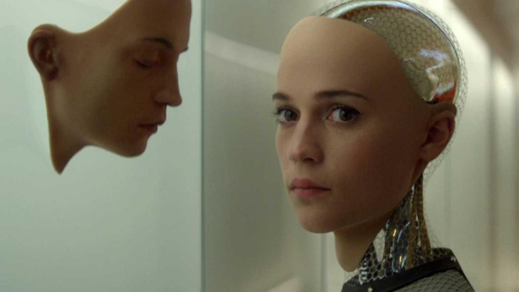 Alicia Vikander  en 'Ex machina' (2014), de Alex Garland