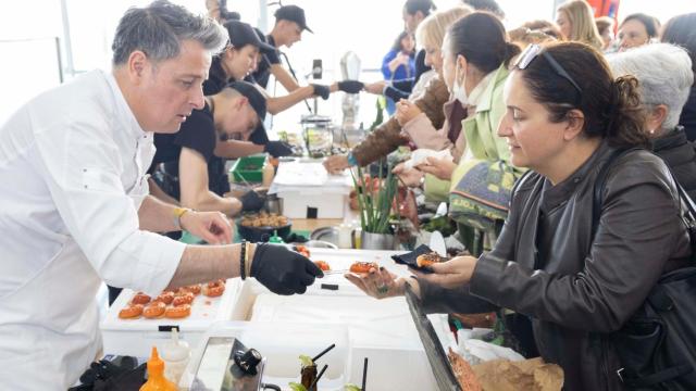 Jornada de degustación en la lonja de A Coruña.