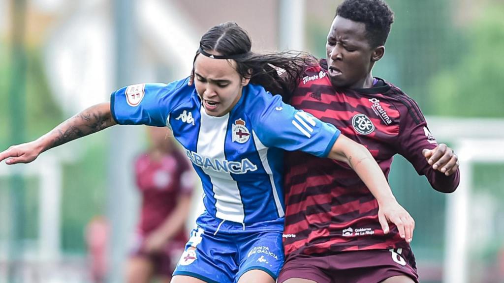 Imagen del partido del Dépor femenino.