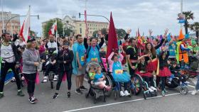 Participantes de la carrera Runki en el momento de la salida.