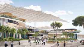 Recreación de la fachada del nuevo centro comercial de Benidorm que diseña Unibail-Rodamco.