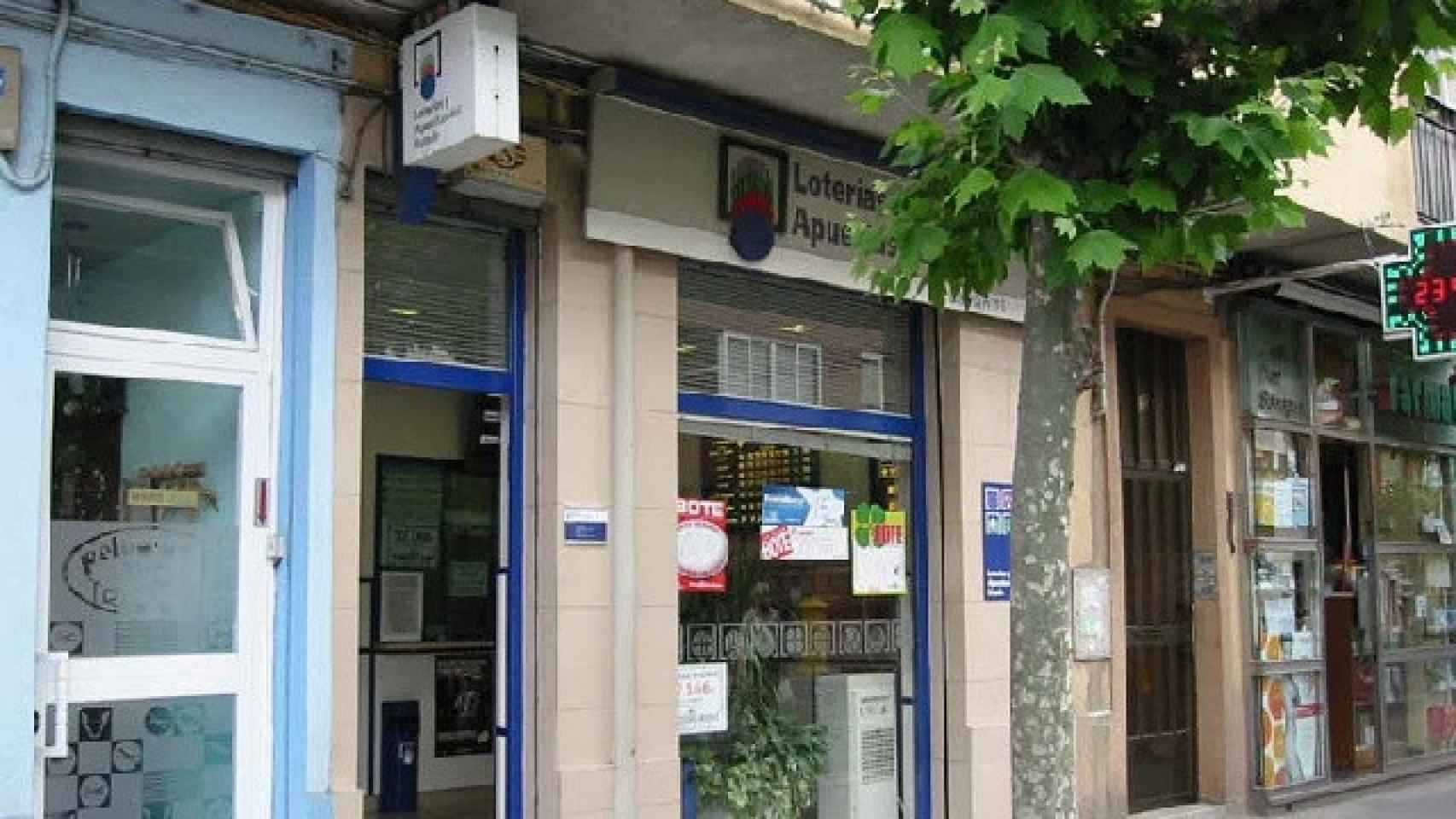 Administración de lotería 15, ubicada en la calle Mariano Andrés 120 de León