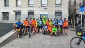 Los ciclistas que lucharon en su viaje desde Valladolid a Madrid para visualizar el problema de la salud mental
