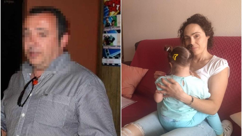 El responsable de la guardería municipal de Alcantarilla, José Antonio, junto a Merche, la madre de la niña con síndrome de Down a la que pidió más dinero por su hija, Arya, porque tenía una discapacidad..