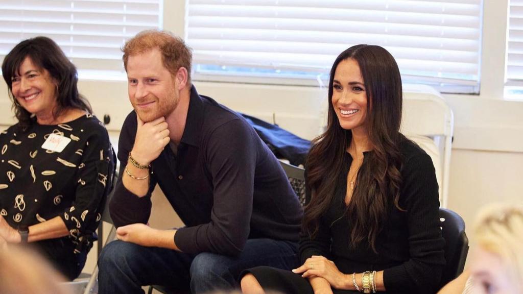 Harry y Meghan, durante su último acto público.