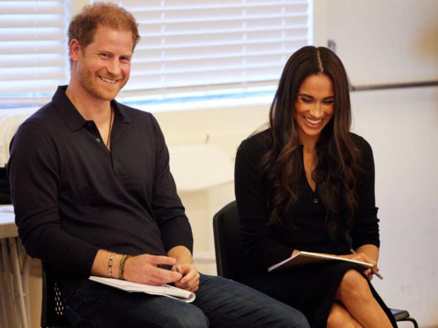 Meghan y Harry en su último acto público.