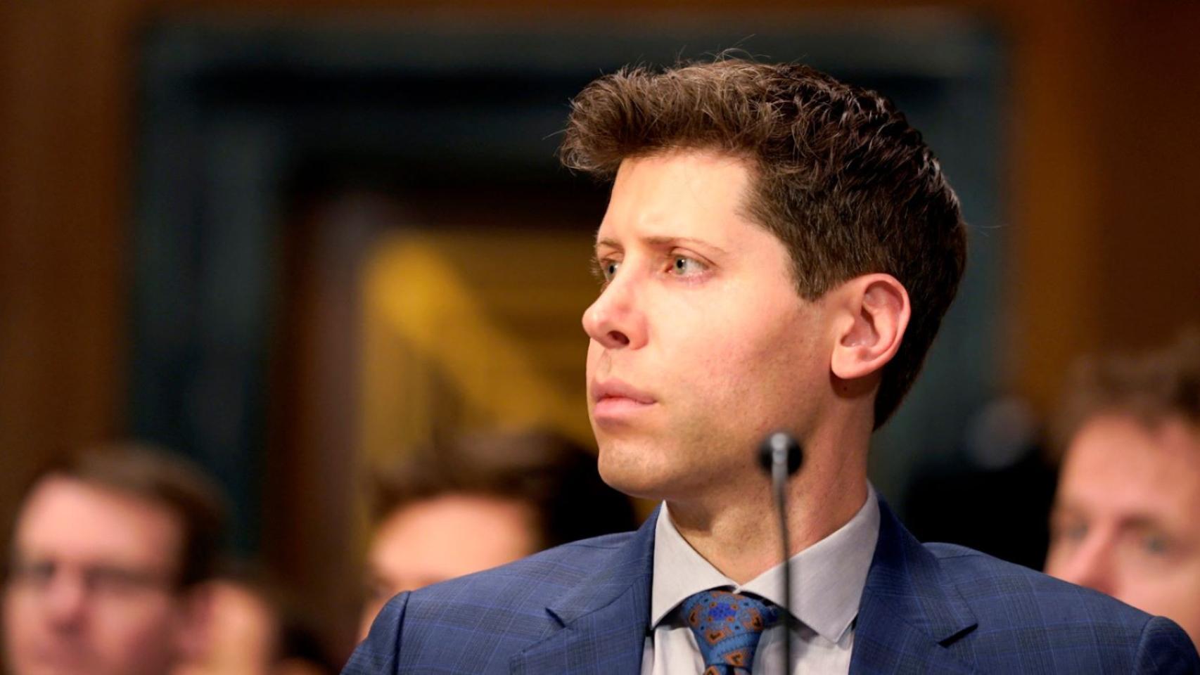 Sam Altman en el Senado.