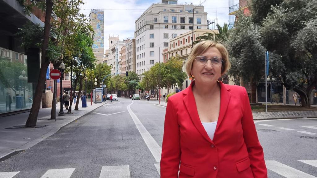 Ana Barceló, candidata del PSOE a la Alcaldía de Alicante.