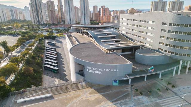 La estación de autobuses de Benidorm, en imagen de archivo.