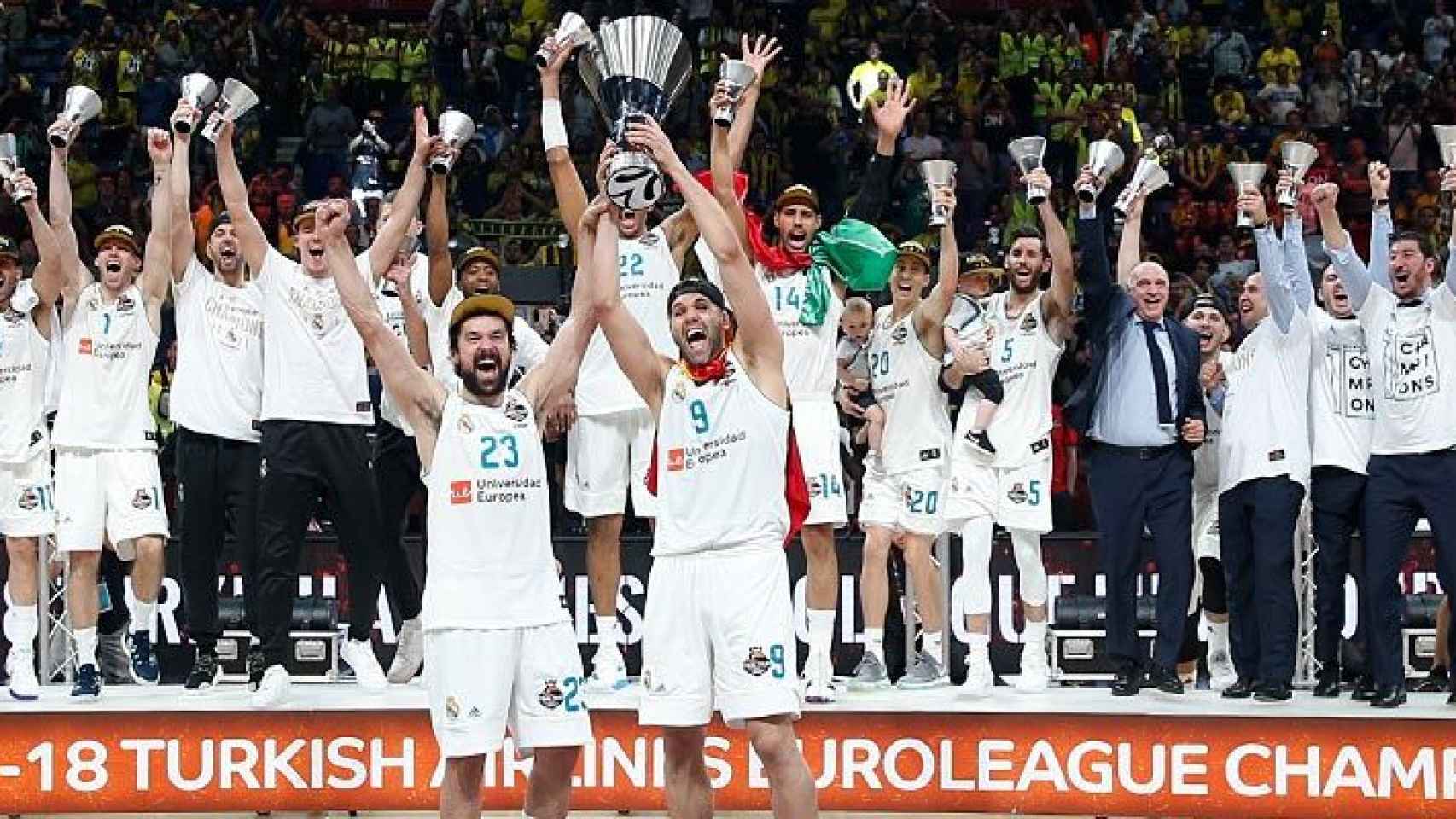 El Real Madrid de Baloncesto, campeón de la Euroliga 2017/2018