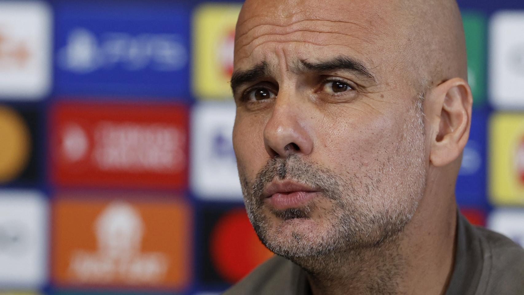 Pep Guardiola, en rueda de prensa