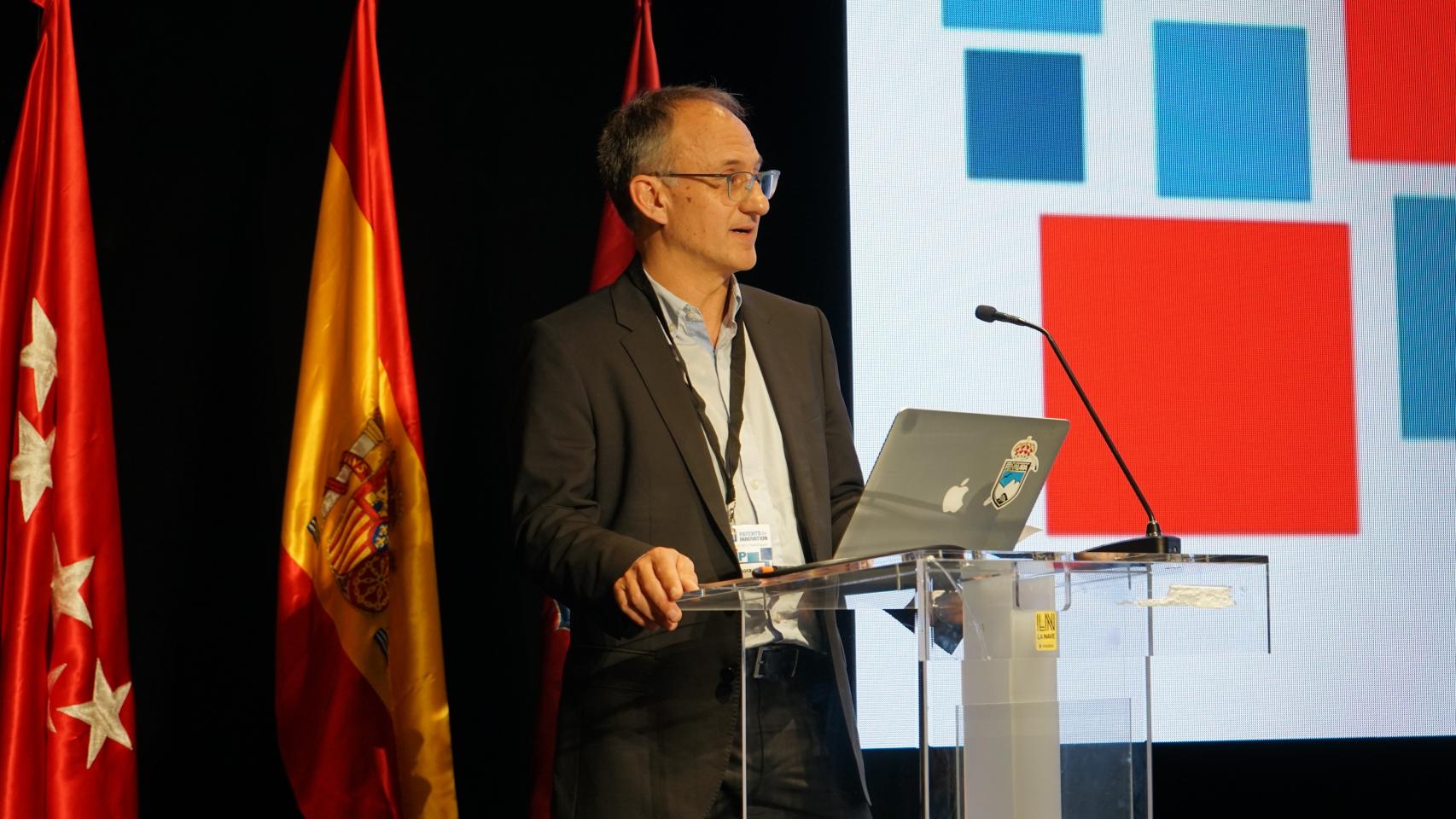 Félix Zamora, durante una intervención.