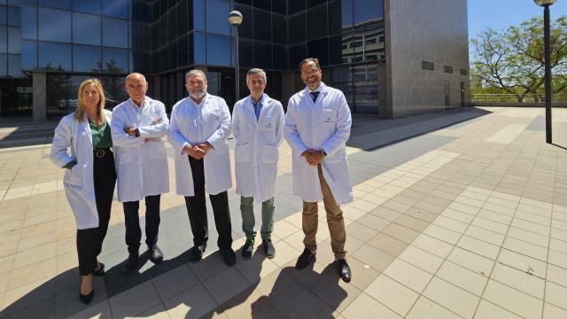 Cristina Green, Tomás Ojea, Cristóbal Carnero Pardo, Vicente Serrano y Jesús Romero Imbroda.