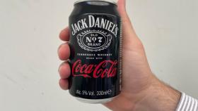 La lata de Jack Daniels con Coca-Cola que se puede comprar en A Coruña