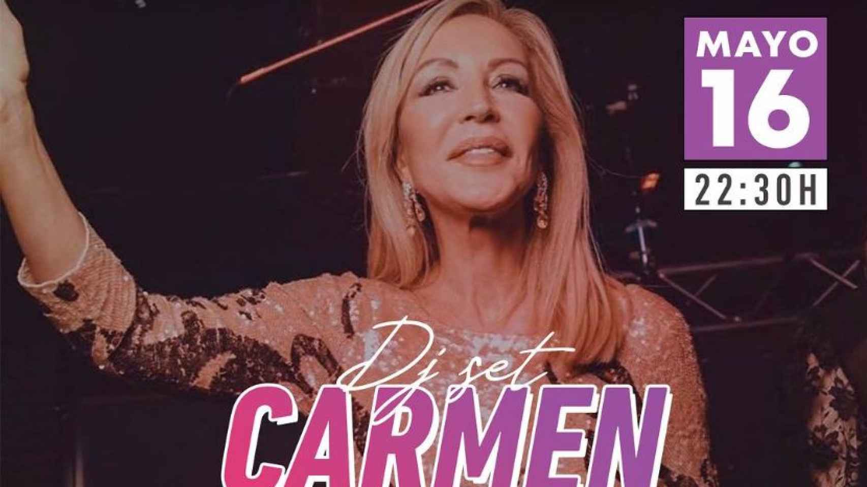 Carmen Lomana DJ Set.