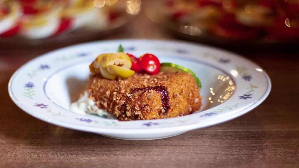 'Tarta de 5 quesos de la Alcarria salada' es uno de los platos estrella del restaurante