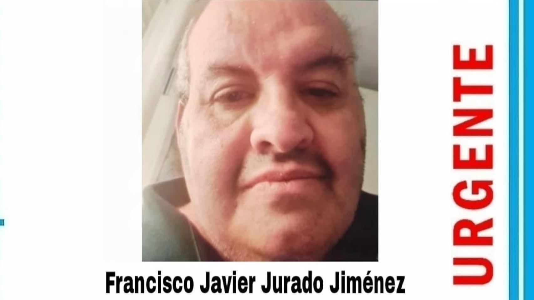 Cartel de Francisco Javier Jurado, un malagueño desaparecido desde el 12 de mayo.