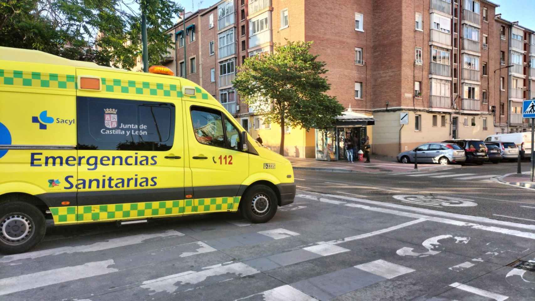 Una ambulancia 112 en Valladolid, en imagen de archivo