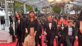 Óscar Puente a su llegada al Festival de Cannes