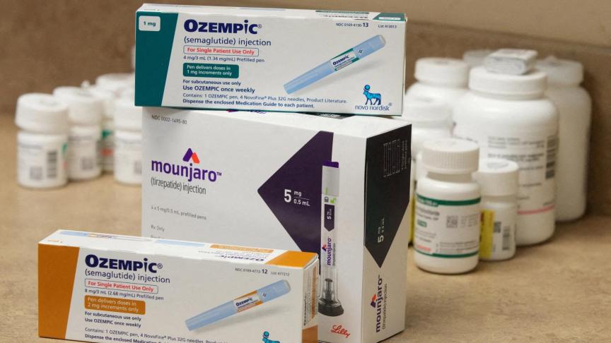 Ozempic (semaglutida) y Mounjaro (tirzepatida), dos de las fórmulas antiobesidad más prometedoras.