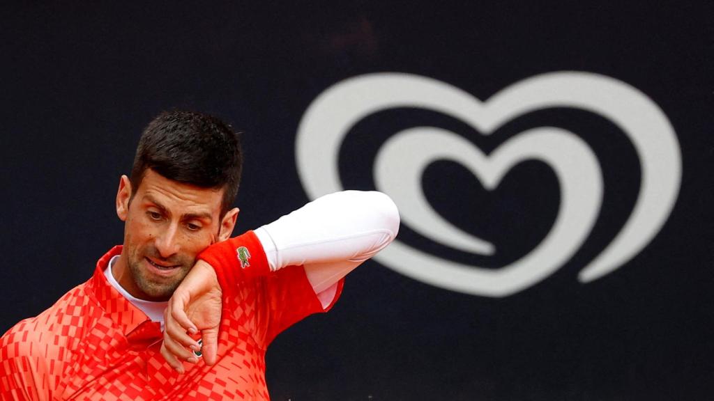 Novak Djokovic, en el Masters 1000 de Roma 2023