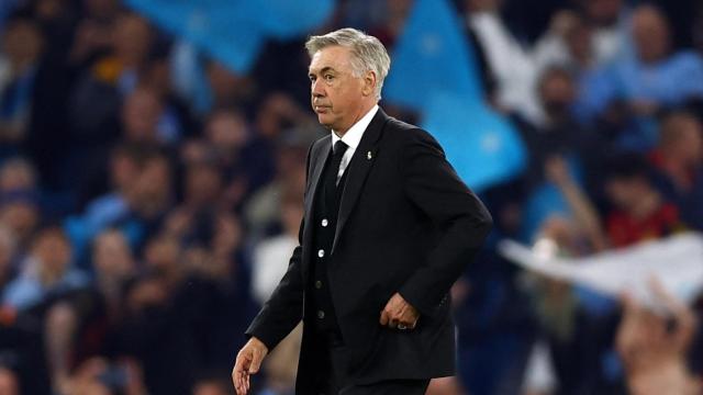 Carlo Ancelotti, tras la derrota frente al Manchester City.