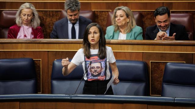 La ministra de Derechos Sociales, Ione Belarra, este miércoles en el Congreso de los Diputados.