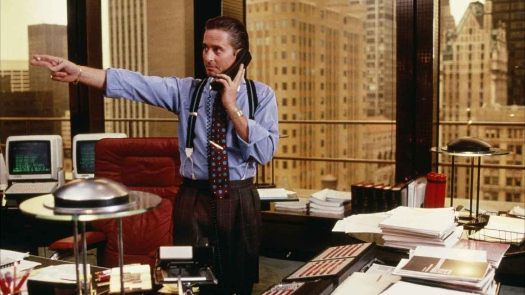 Michael Douglas en 'Wall Street'